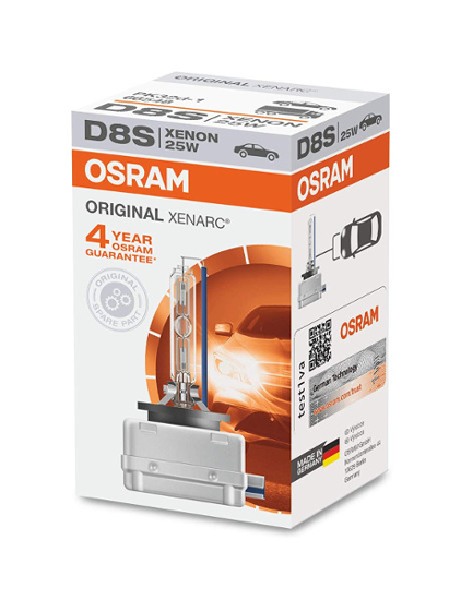 Изображение OSRAM XENARC Original, D8S, Lempute XENON  66548                                                                                                      